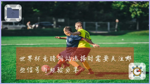 世界杯竞猜网站选择时需要关注哪些信号与经验分享